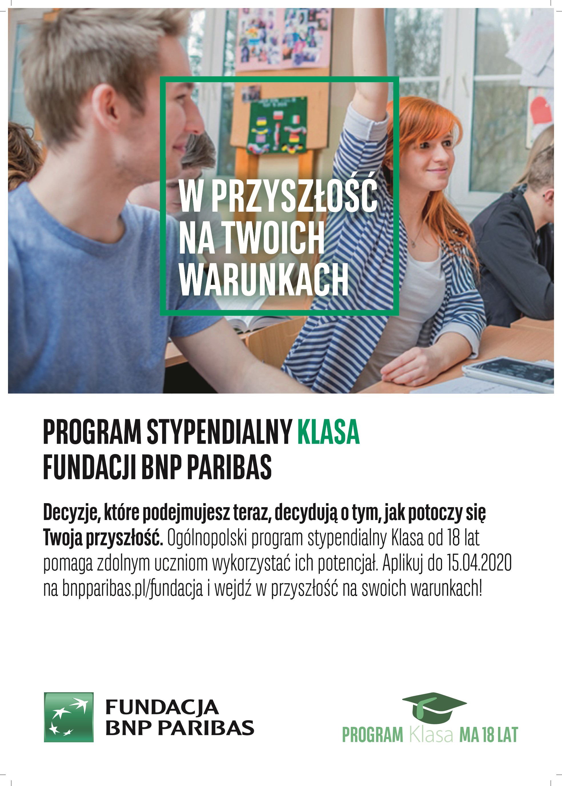 Stypendium Fundacji BNP Paribas 