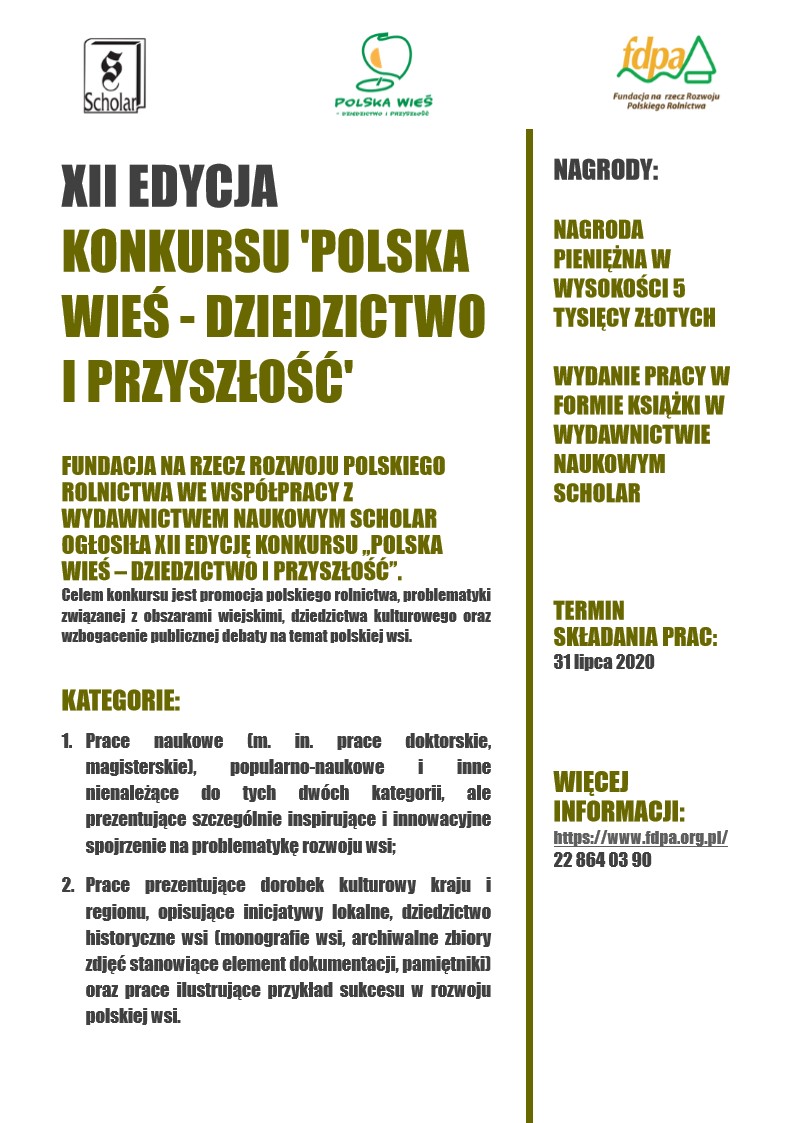 Polska wieś – dziedzictwo i przyszłość.