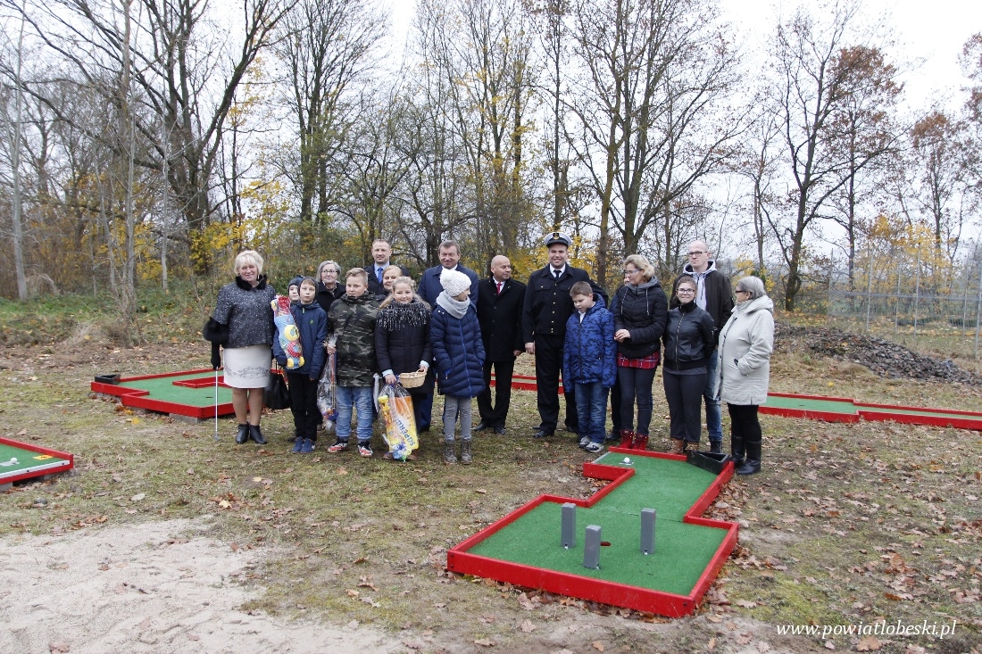 Otwracie pola do minigolfa w Runowie Pom. 2017