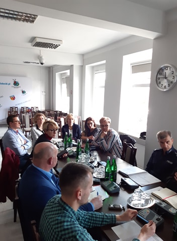 Robocze spotkanie Powiatowego Zespołu Zarządzania Kryzysowego 11.03.2020