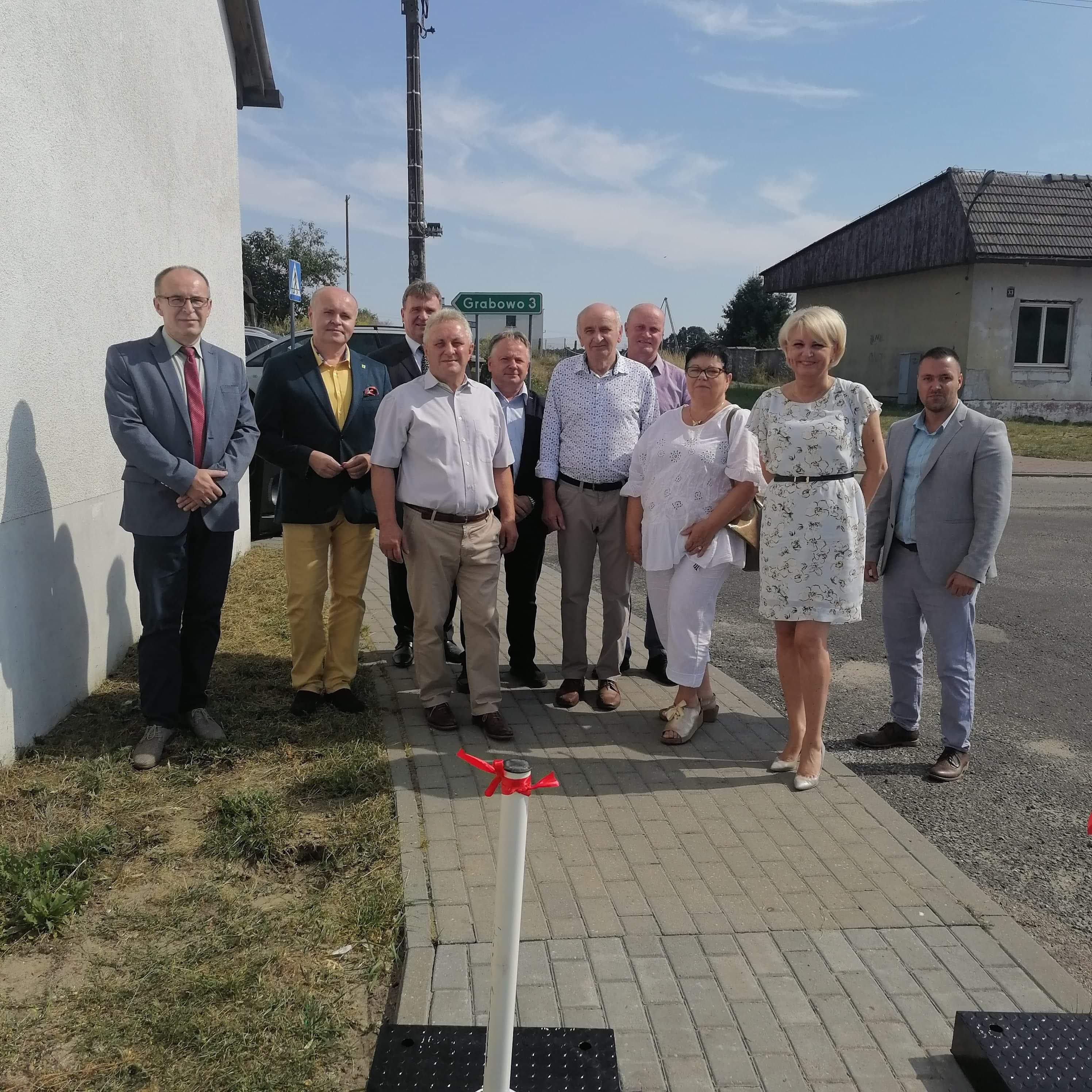 Chodnik w Suliszewicach odebrany 18.08.2020