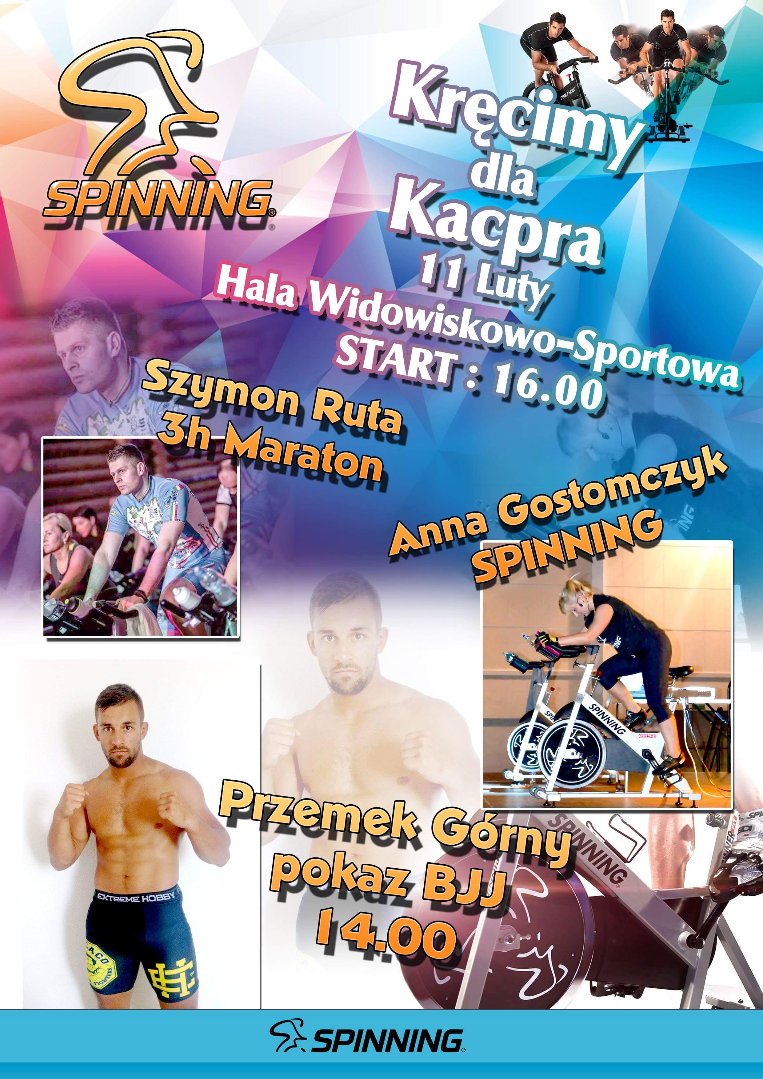 Zapraszamy na maraton spinning 11.02.2018