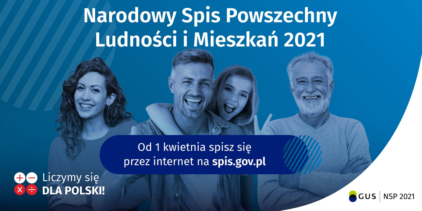plakat dotyczący spis powszechny