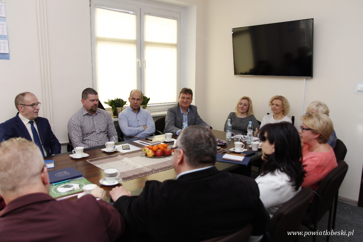 Spotkanie z kadrą kierowniczą jednostek powiatu 13.03.2019
