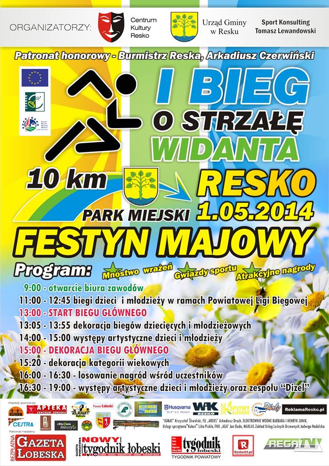 I Bieg o Strzałę Widanta - Festyn Majowy - 01.05.2014 r.
