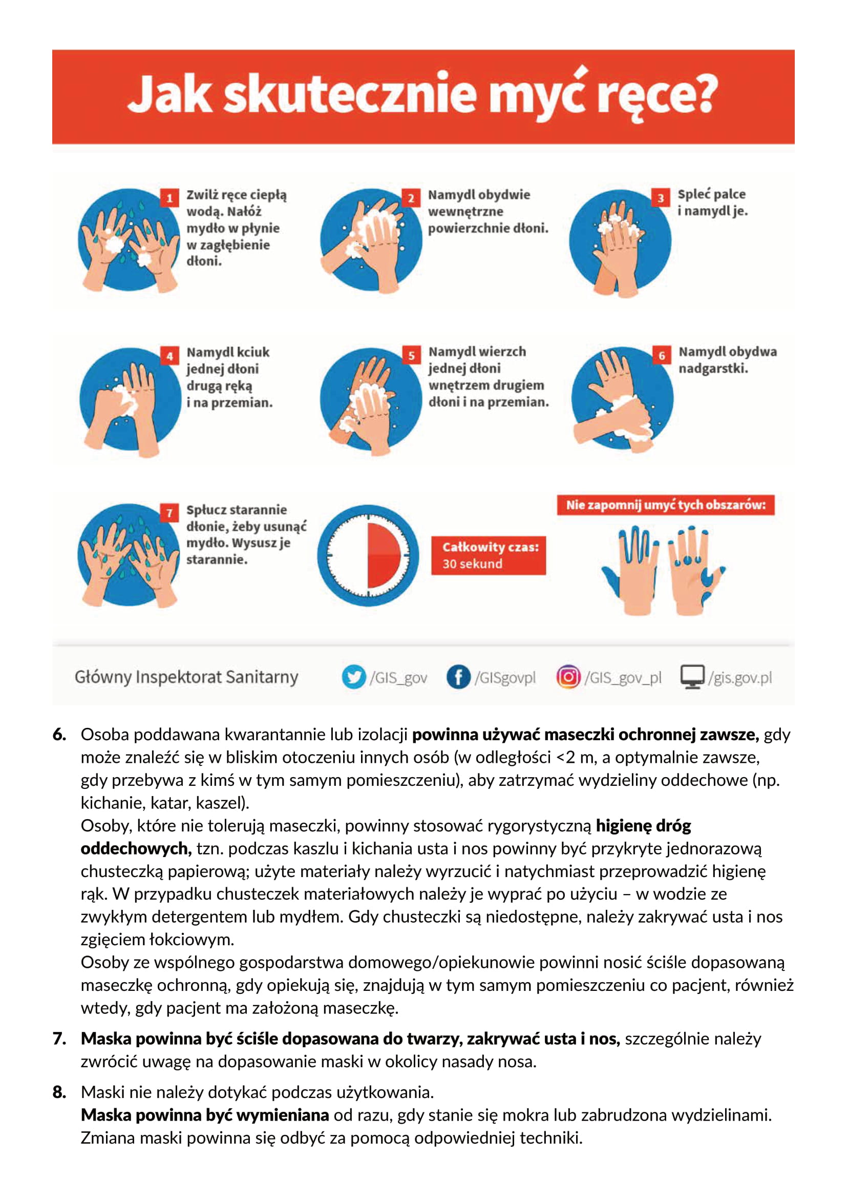 Edukacja dot. Kwarantanny domowej