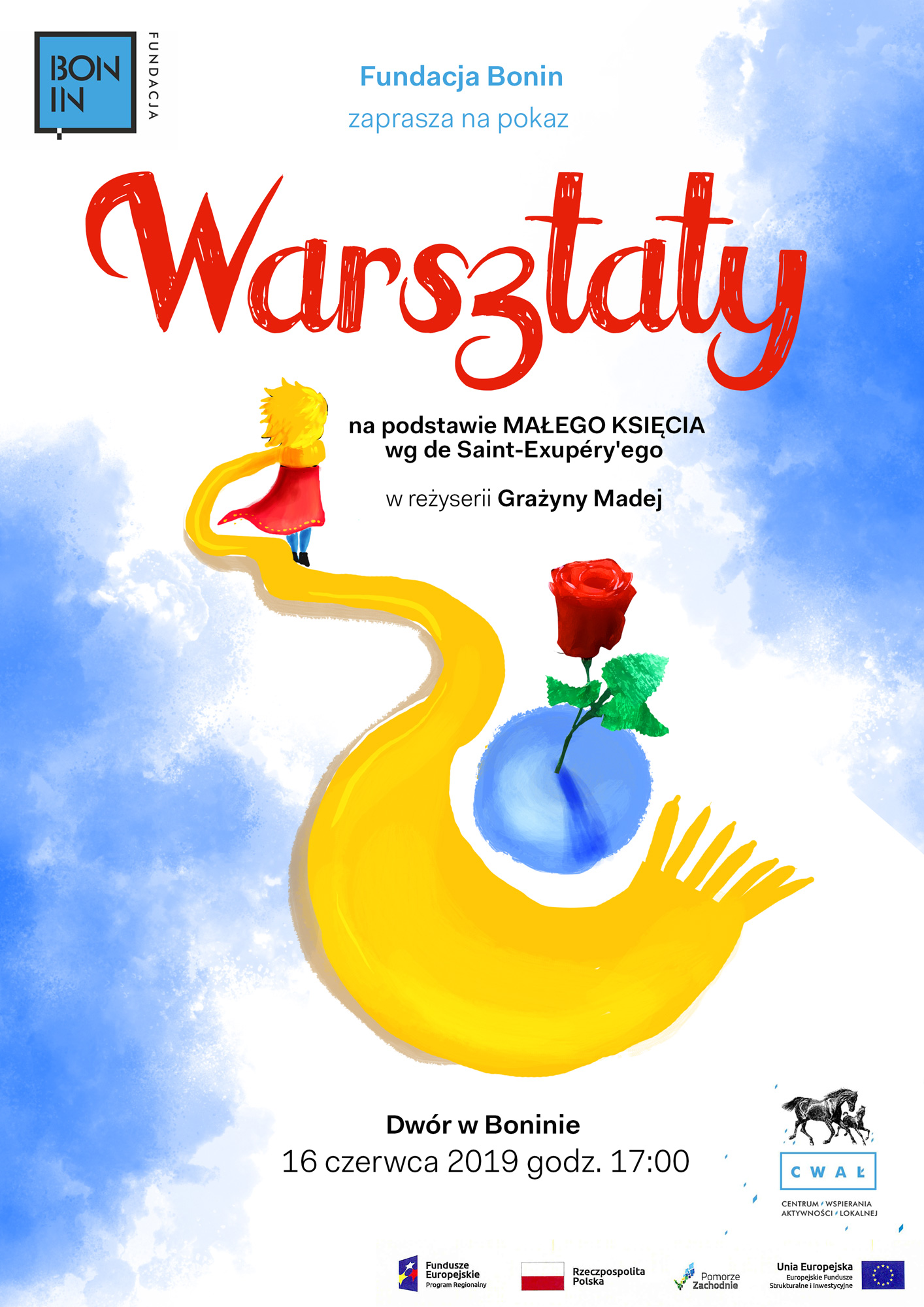 Warsztaty Mały Książę 16.06.2019 Dwór w Boninie