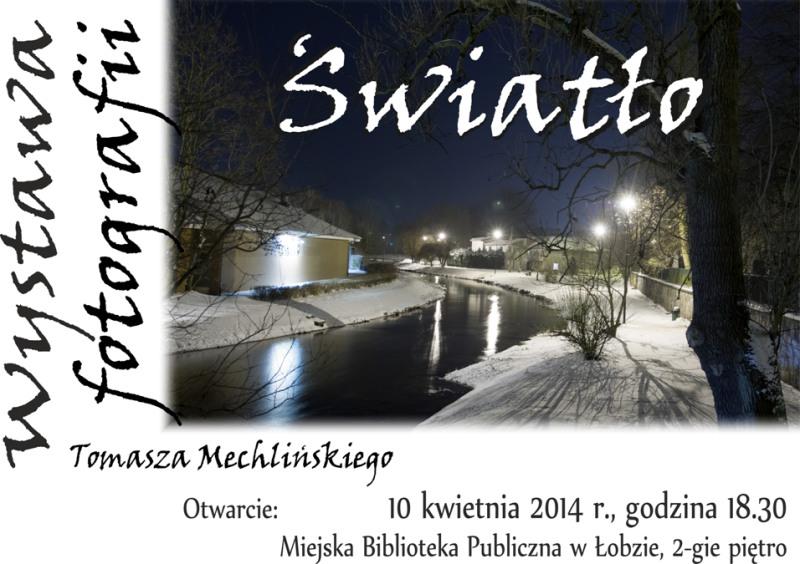 Zaproszenie na wystawę fotografii