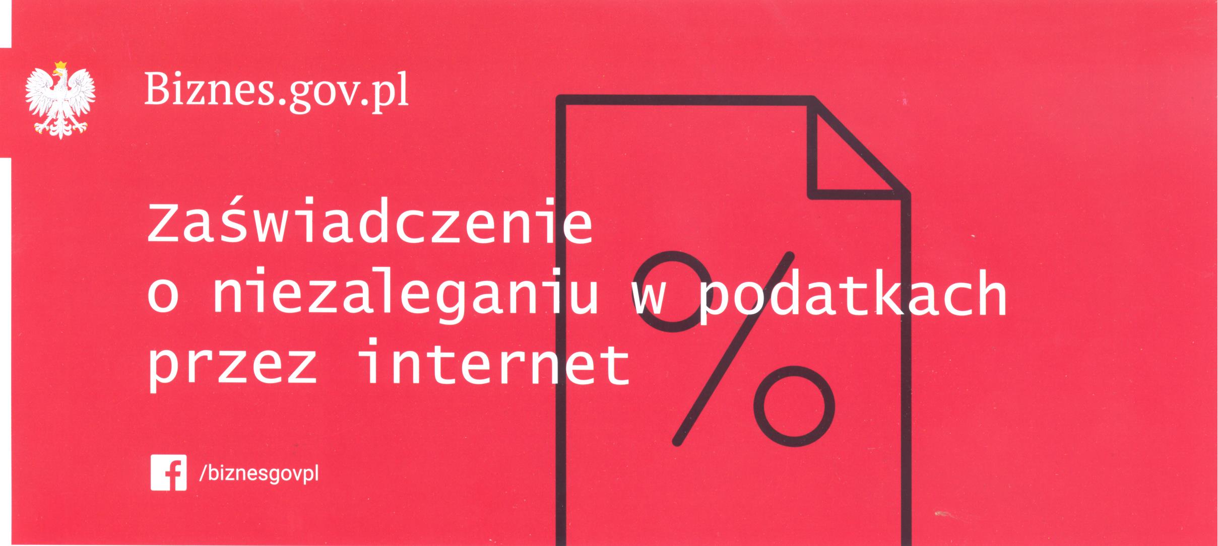 Zaświadczenie o niezaleganiu w podatkach przez internet