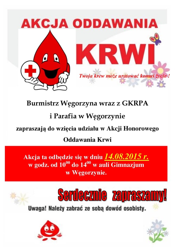 Oddaj Krew - Węgorzyno 2015