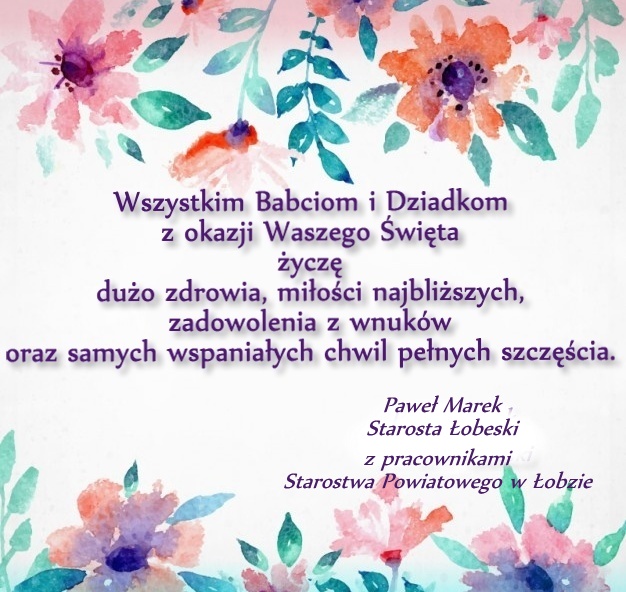 Życzenia z okazji Dnia Babci i Dziadka 2016