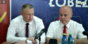 Wystąpienie Starosty podczas konferencji prasowej 