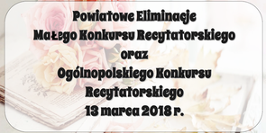 Konkurs recytatorski w ŁDK 13.03.2018