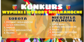 Uwaga zmiany w konkursie "Wypieki i wyroby wielkanocne" 2019