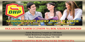 Rekrutacja do Środowiskowego Hufca Pracy w Łobzie 