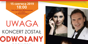 Odwołanie koncertu Vivat Moniuszko 15.06.2019