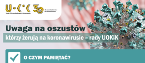 Uwaga na oszustów żerujących na koronawirusie