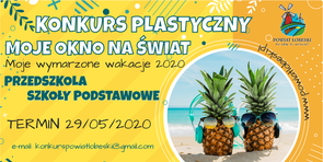 Konkurs "Moje wymarzone wakacje"12.05.2020