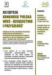 XII edycja konkursu „Polska wieś – dziedzictwo i przyszłość. 