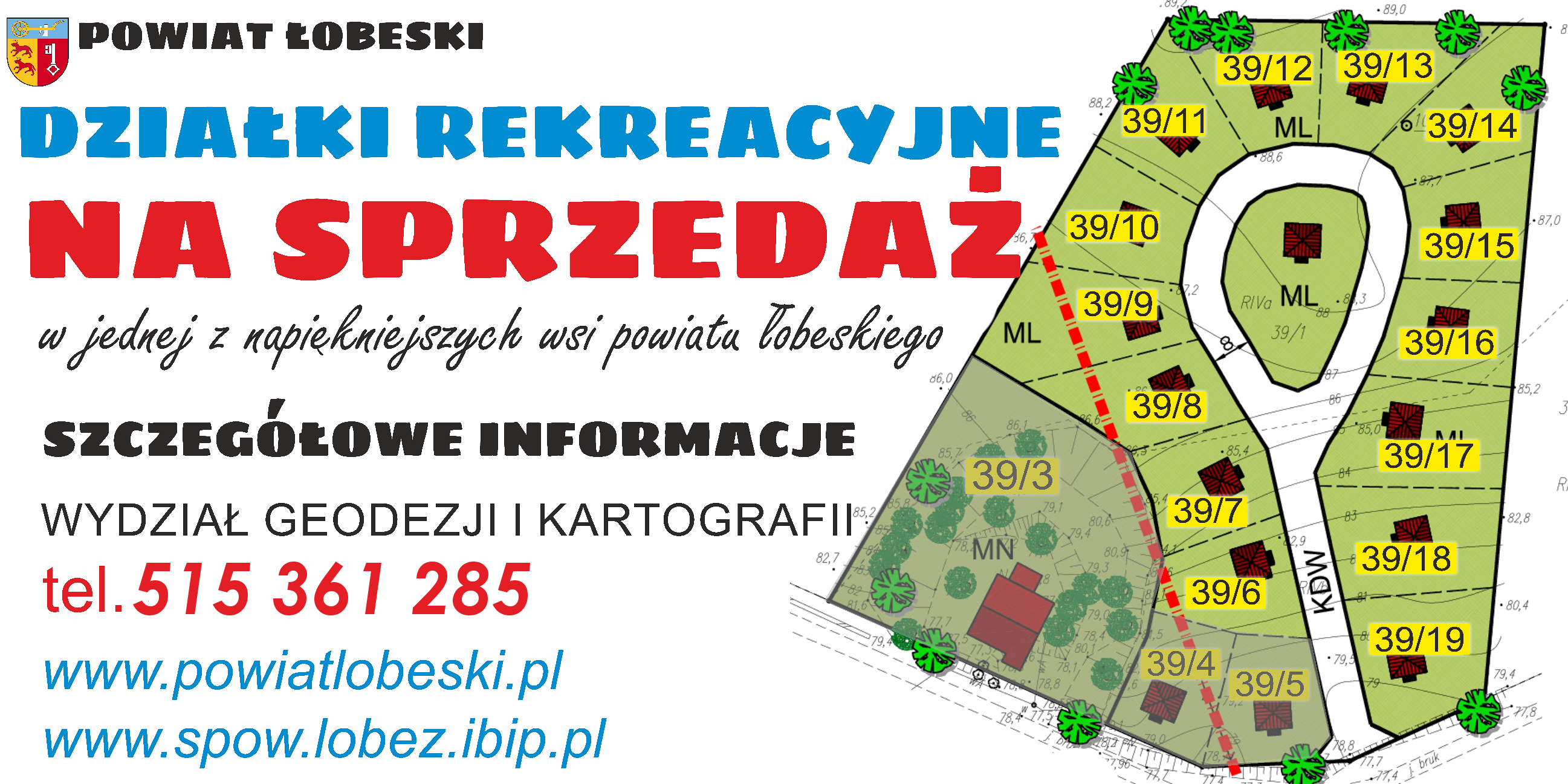 Działki rekreacyjne na sprzedaż 2019
