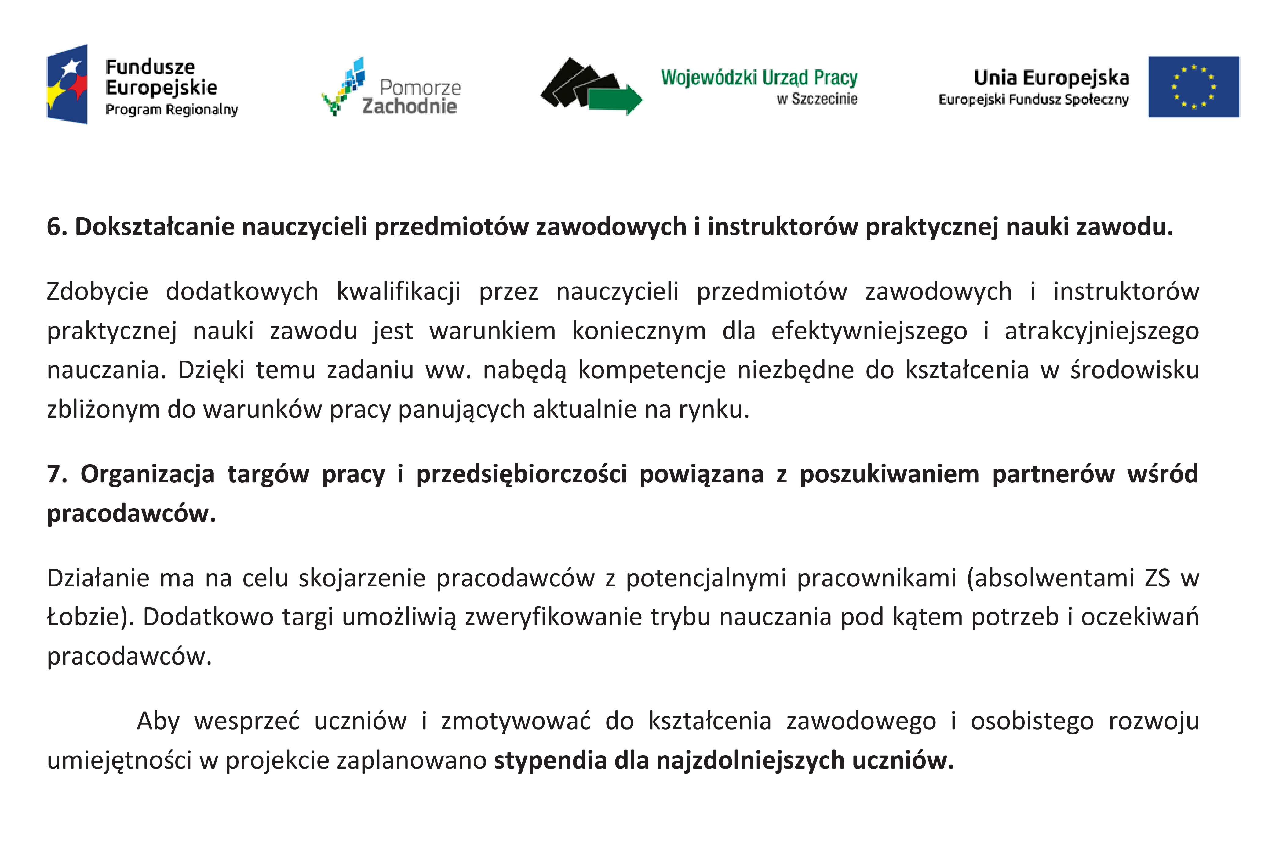 Budowa zintegrowanego szkolnictwa zawodowego na terenie Strefy Centralnej poprzez wzmocnienie specja