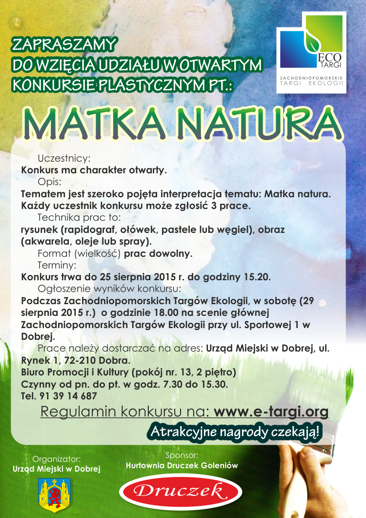 Konkurs plastyczny pt."Matka Natura" 