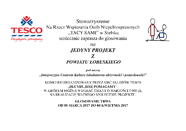 plakat Tesco