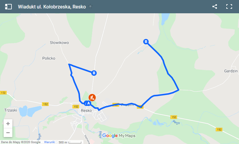 Przebudowa ulicy Kołobrzeskiej w Resku 2020