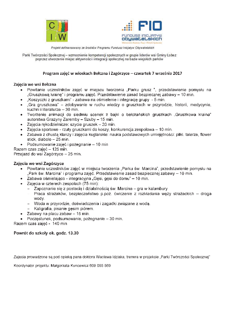 Zaproszenie FIO