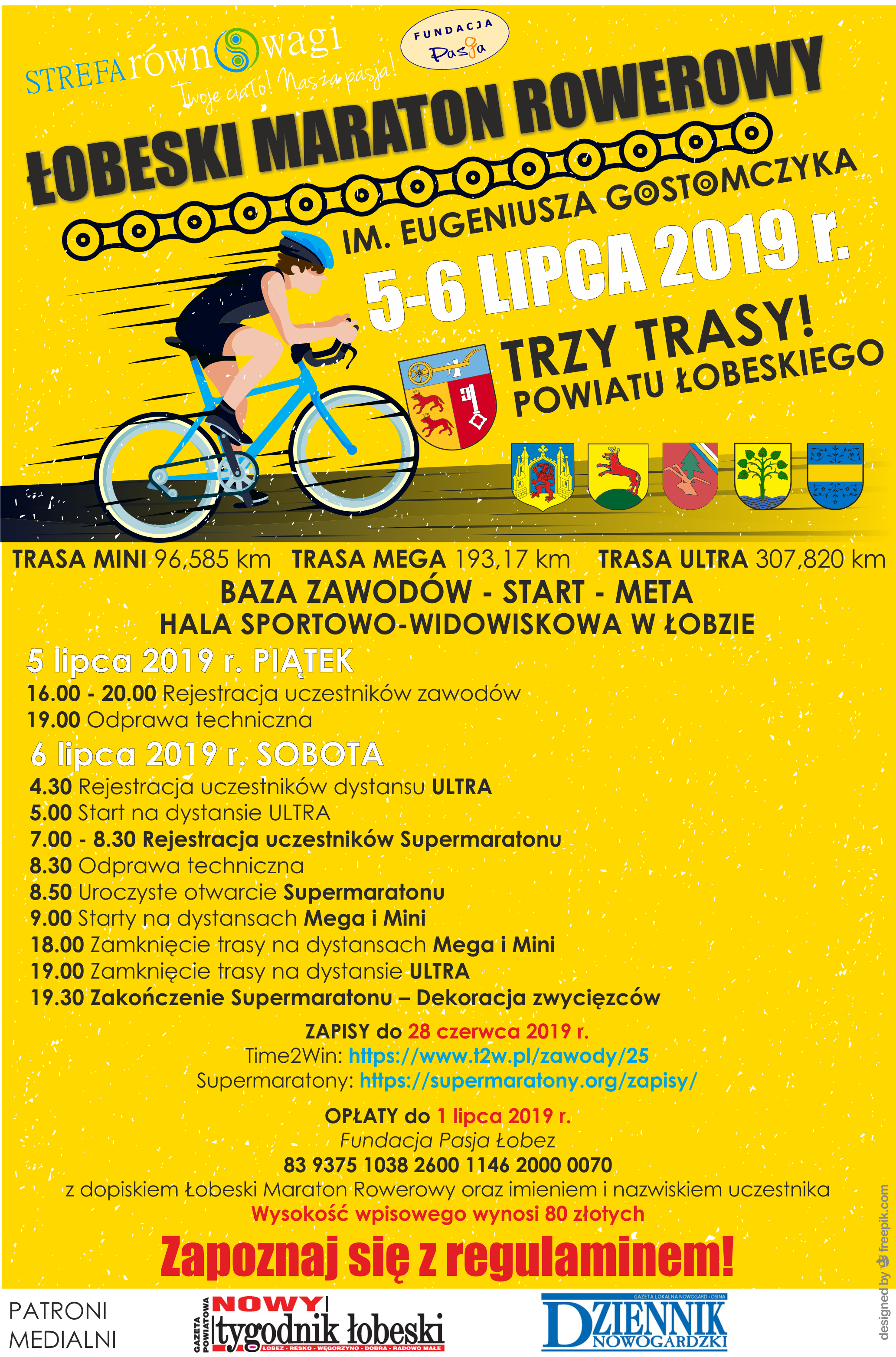 Łobeski Maraton Rowerowy im. Eugeniusza Gostomczyka 5-6.07.2019