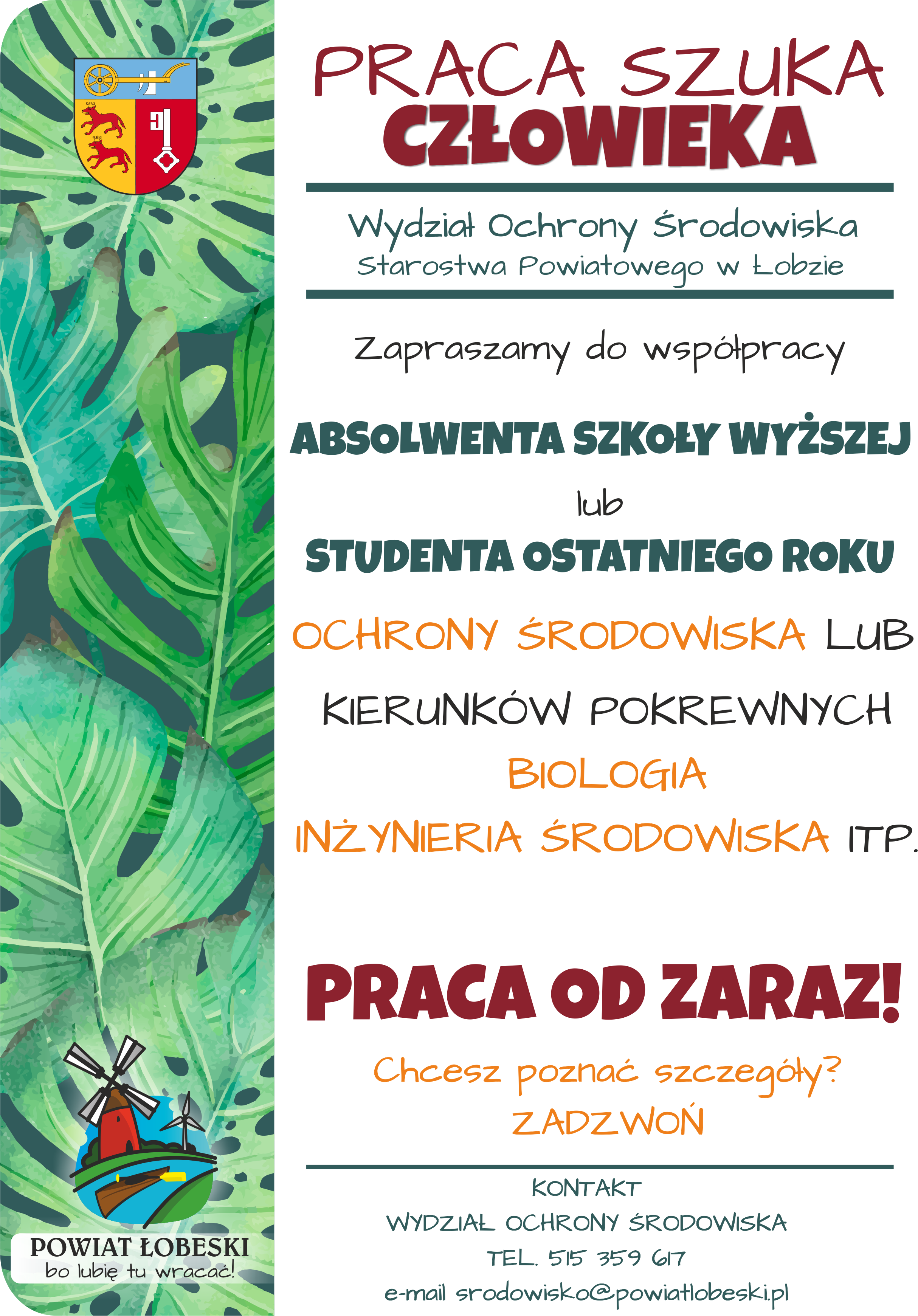 Praca w Ochronie Środowiska 11.05.2020