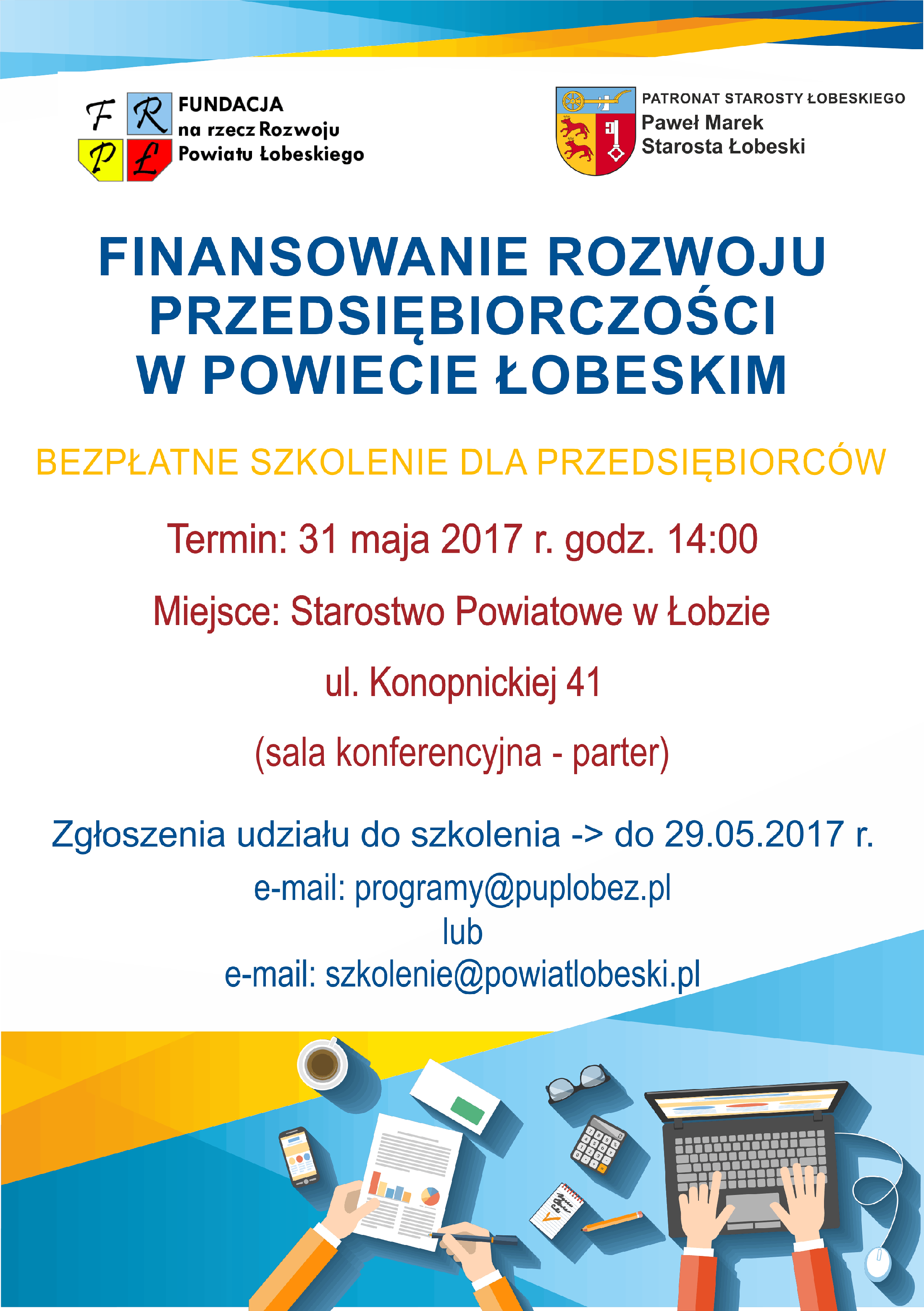 Szkolenie - Finansowanie rozwoju przedsiębiorczości w powiecie łobeskim