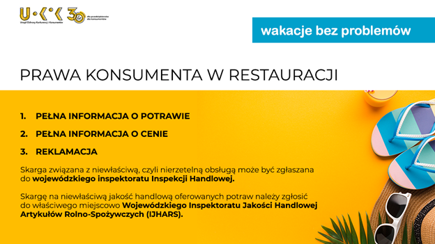 Wakacje bez problemów - porady UOKiK