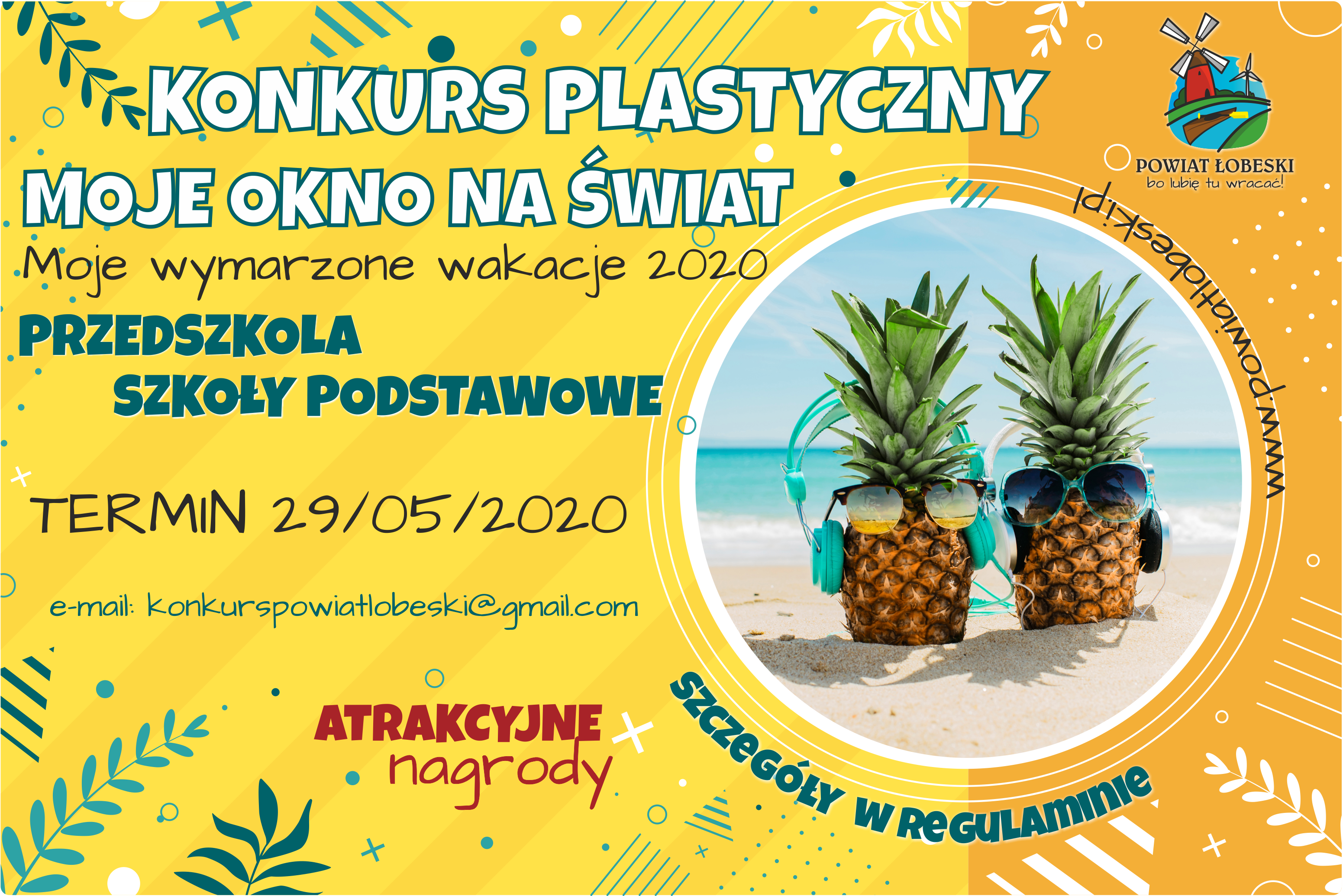 Konkurs plastyczny "Moje wymarzone wakacje 2020"