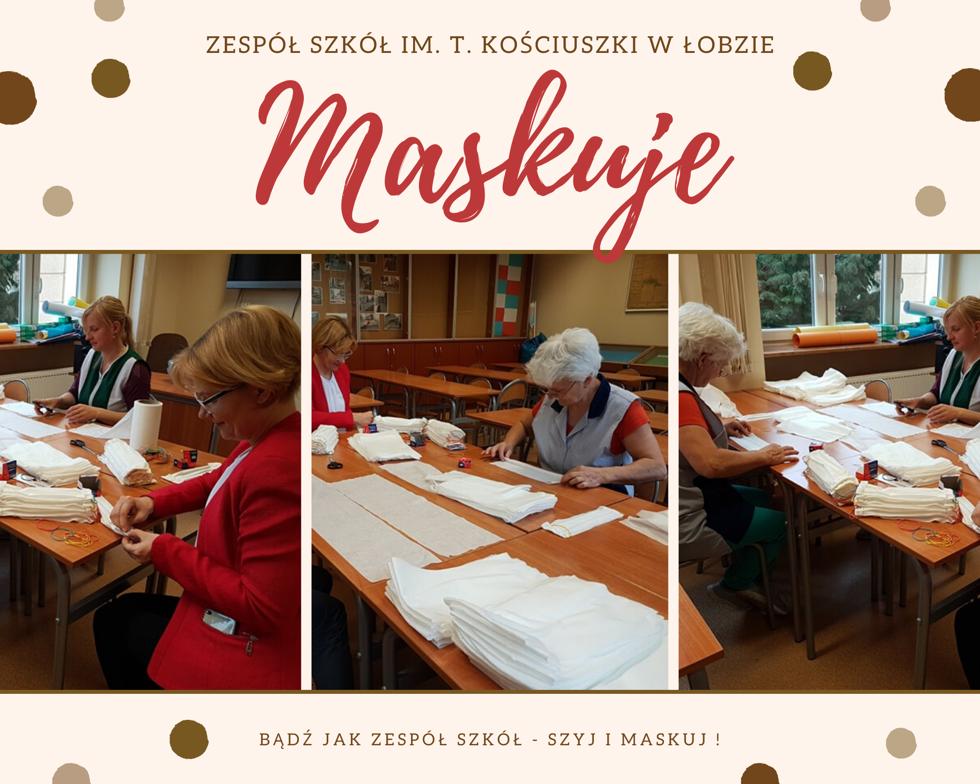 Powiat Łobeski pomaga w maskowaniu!